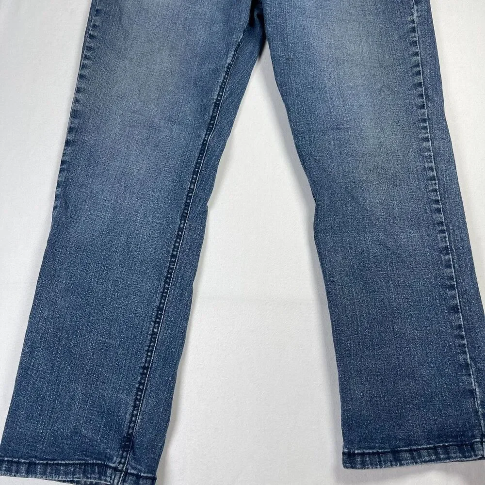 Urban Star Jeans Mens 36 x 29 Blue Denim Cotton 5-Pockets High-Rise Straight Leg